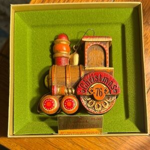 Hallmark 1976 Yesteryear Vintage Train Ornament